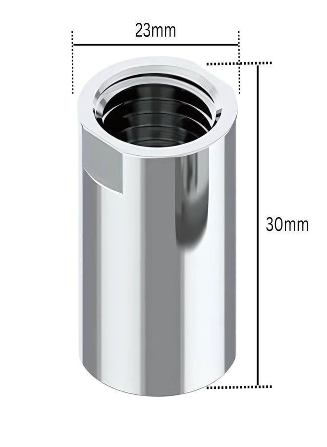 KINIK CP Socket Connector for Pipe Fittings (1/2" Inch X 1/2" Inch) - Durable, Corrosion-Resistant Brass Connector for Secure and Leak-Proof Pipe Fittings and Plumbing Applications. - Image 3